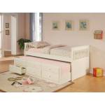 La Salle Twin Captain's Bed with Trundle and Storage Drawers